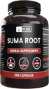 Suma Root Capsules - 365 Count, Pure Ingredients, No Fillers, Lab Verified