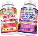 Bundle of Fresh Healthcare Apple Cider Vinegar and Elderberry for Immune Support