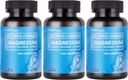 High Absorption Triple Magnesium Complex 300mg | Magnesium Glycinate, Malate Supplement for Nerves, Energy & Muscle Health | Vegan, Non-GMO 270 Capsules