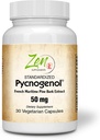 Pycnogenol 50mg French Maritime Pine Bark Extract - Antioxidant & Anti-Inflammatory Support - Non-GMO, Gluten & Soy Free - 30 Vegcaps