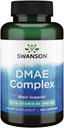 Swanson DMAE Complex 130mg 100 Capsules for Cognitive Health Support