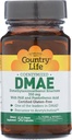 Country Life Coenzymed DMAE Capsules - 350mg with PAK and Pantothenic Acid - 50 Vegan Capsules