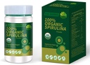 Organic Spirulina Powder 4.23oz/120g - Rich in Beta-Carotene and B-12 - Non-GMO Superfood Supplement - KING DNARMSA Certified