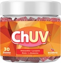 Natural Astaxanthin Gummies for Tanning Support with Lycopene, Biotin, and L-Glutamine - Non-GMO & Gluten-Free (30 Count)