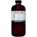 Sirius Metals 99.99% Pure True Colloidal Gold 200 ppm - 500 mL (16.9 Fl Oz) - Made in USA - BPA-Free Bottle