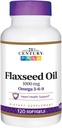 3 Pack of 21st Century Flaxseed Oil 1000mg Softgels - 120 Count per Bottle