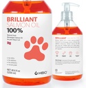 Norwegian Salmon Oil for Dogs & Cats - Omega 3 Supplement for Skin & Coat Health - Fish Oil Liquid with EPA & DHA Fatty Acids - Relieves Shedding, Allergies, Itching, and Joint Pain - 40 Oz