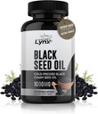 Premium Cold-Pressed Black Seed Oil Capsules - 1000mg with High Thymoquinone, 120 Capsules - Omega-6 & Omega-9 for Immune & Brain Support