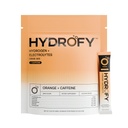 Hydrofy Hydrogen Water + Electrolytes Drink Mix Packets - Orange Caffeine Flavor - 25 ct - Sugar-Free - Enhanced Hydration with H2 & Minerals
