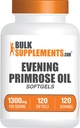 Evening Primrose 1300mg Softgels - Omega 6 & Gamma Linoleic Acid Supplement - 120 Softgels - Pack of 1