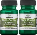 Swanson Black Currant Extract 200mg 30 Veg Capsules - Twin Pack