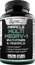 Nutraceuticals MEGAV-1 Multi-Vitamin with Probiotics & Mushroom Complex - Heart Health & Immune Support - 90 Tablets