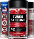 Organic Turkesterone Supplement for Men - Muscle Growth Formula with Fadogia Agrestis, Pterostilbene | 120 Count Powder