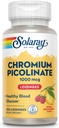 Solaray Chromium Picolinate Lozenges 1000mcg, 100 Count - Sugar-Free Chromium Supplement for Metabolism Support