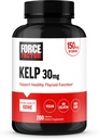Organic Kelp Supplement for Thyroid Health, Immunity, Digestion - Vegan, Non-GMO 150mcg, 200 Tablets