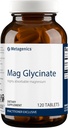 Metagenics Mag Glycinate: High Absorption Magnesium for Nervous System Support - Gluten-Free, Non-GMO, Vegetarian - 120 Tablets