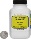 4 Oz Course Granules Activated Charcoal [C] 100% ACS Grade by Eisen-Golden Laboratories - USA Made