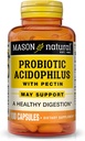 Mason Natural Acidophilus with Pectin Capsules - 100 Count, Digestive Support
