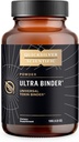 Ultra Binder Powder - Powerful Multi Toxin Binder with Bentonite Clay, Zeolite, Activated Charcoal - Supports Gut Health & Toxin Removal - 120g