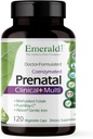 Prenatal Multivitamin with Methylfolate, Chelated Iron & Whole-Food Ingredients - 120 Capsules