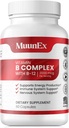 MuunEx B-Complex Capsules with Vitamin C, Choline, Folate - Energy Boost & Nervous System Support for Vitality & Sustained Energy