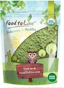 Organic Wheatgrass Powder 8oz - Non-GMO Raw Vegan Superfood Rich in Fiber & Minerals for Juice