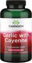 Premium Swanson Garlic and Cayenne Blend in 200 Capsules