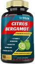 Citrus Bergamot Extract Capsules with Vitamin C and Herbal Blend - 90 Capsules, 3 Month Supply