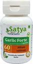 Satya Naturals Garlic Forte Capsules 500 mg - Allium Sativum Extract for Men and Women - Herbal Ayurvedic Supplement - 10:1 Forte - 60 Veg Capsules
