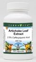 Terravita Artichoke Leaf Extract Capsules - High Caffeoylquinic Acid - 900 mg Total - 100 Capsules x 2 Pack