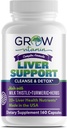 Liver Cleanse Detox Capsules with Milk Thistle, Artichoke, Dandelion Extract - 60 Capsules Liver Supplement with Turmeric, Beetroot, Choline - Supports Liver Health