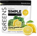 Sweet Lemon Greens Powder Mix - Superfood Smoothie & Juice Mix with Chlorella & Spirulina - Gluten Free & Organic (30 Servings)
