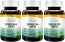 Organic Spirulina Tablets 1000mg - Vegan Multivitamin Superfood, Non-Irradiated, 90 Tablets (Pack of 3)