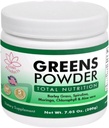 Superfood Greens Powder with Barley Grass, Spirulina, Moringa, Chlorophyll, and Aloe Vera - 7.05 Oz (200g)