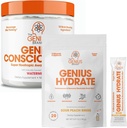 Sour Peach Rings Hydration & Cognitive Support Bundle - Electrolyte Booster & Nootropic Brain Enhancer Powder Pack Drink Mix