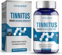 120 Capsules of DQQI Tinnitus Relief Supplement - Supports Hearing & Reduces Ringing - Ear Pain Relief for Tinnitus Symptoms - 60-Day Supply