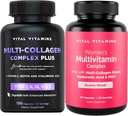 Women's Multi Collagen Complex with Essential Vitamins for Overall Wellness